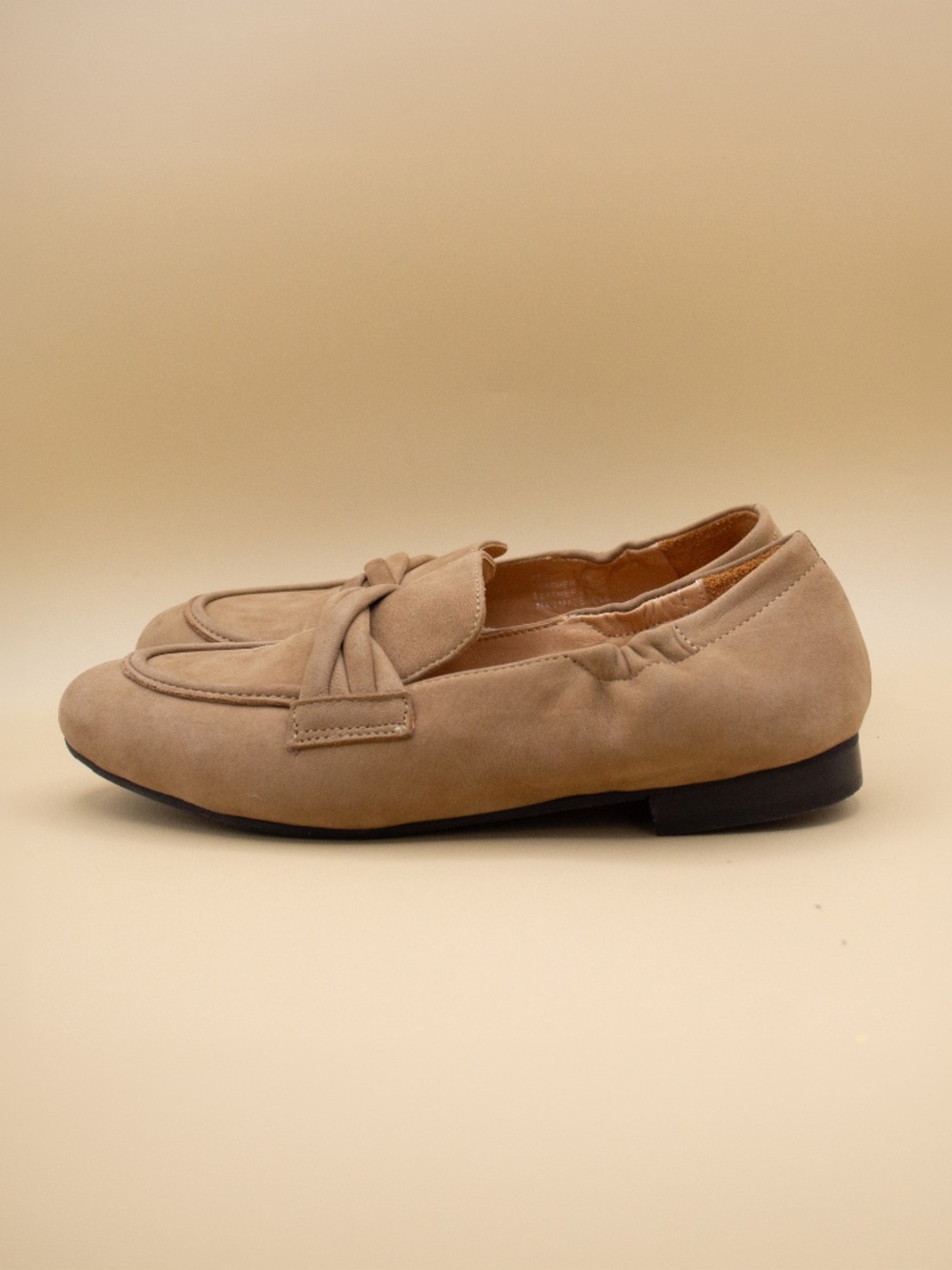 Chocolat Blu Abel Natural Tan Suede Loafer Shoes Women's Size 7 US 38 EU